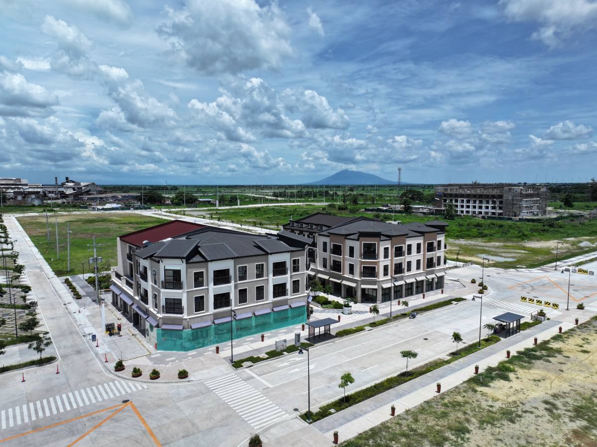 Cresendo commercial lots aerial view