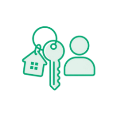 Leasing and tenant sourcing icon
